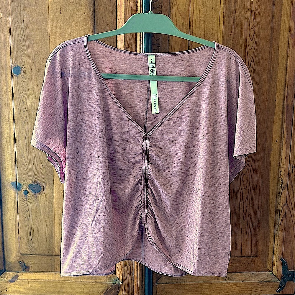 Lululemon Heathered Pink Top